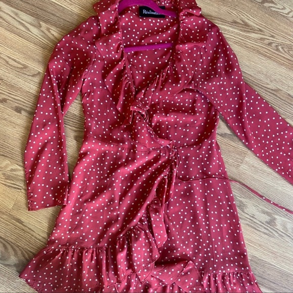 Realisation Par Dresses Ralisation Alexandra Red Wrap Star Dress Poshmark